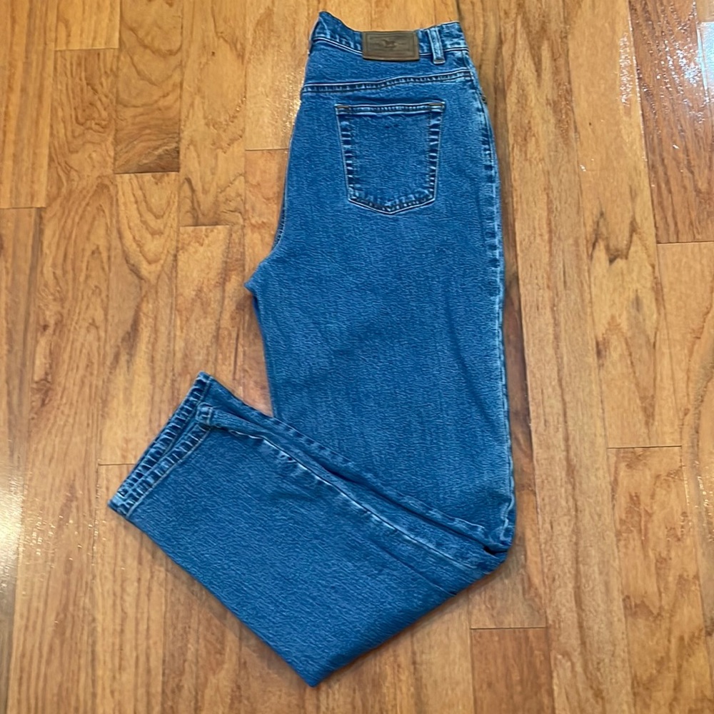 Lauren Jeans Company Ralph Lauren Size 8 Petite Blue Jeans 5 Pocket 98% Cotton